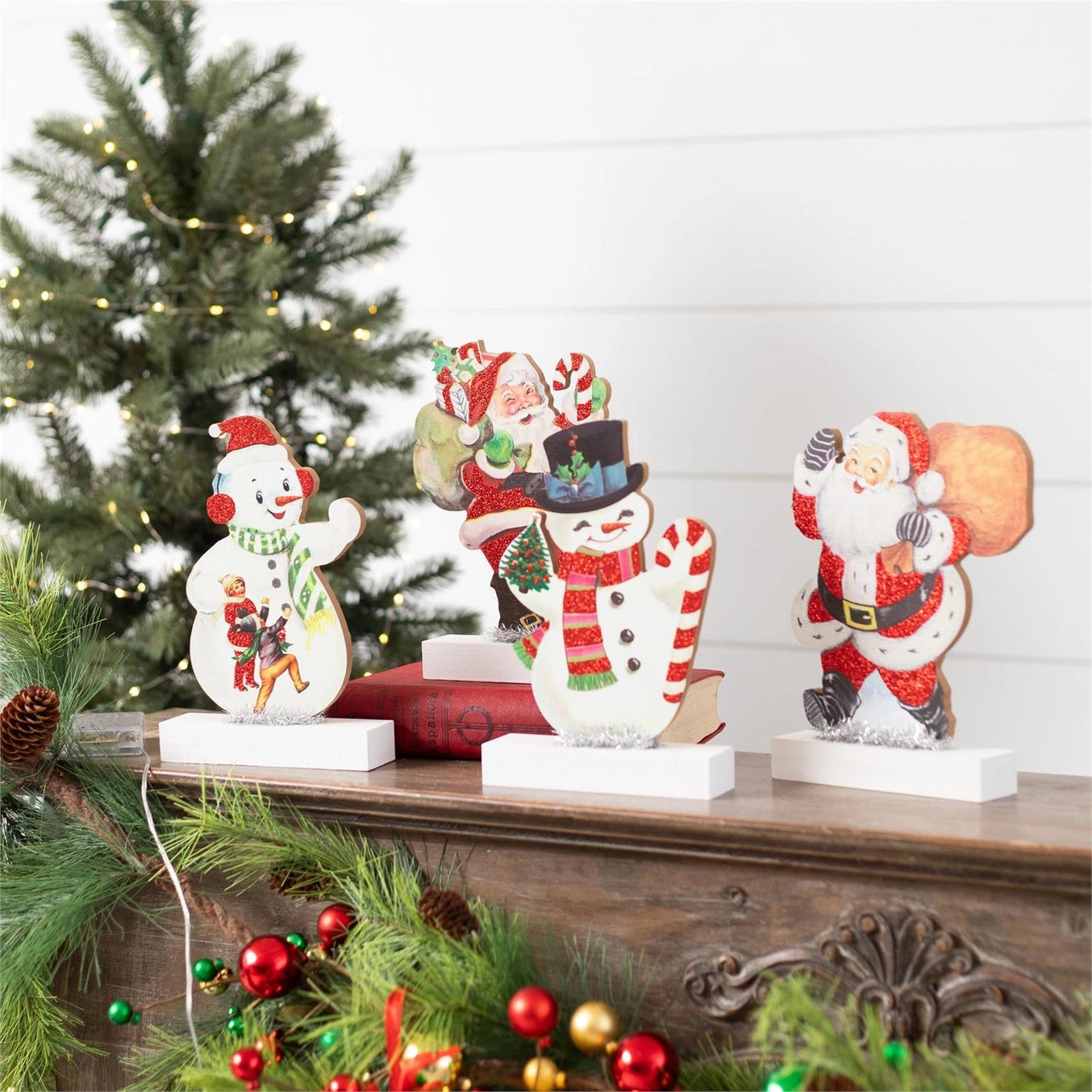 Vintage Christmas Cut Outs- 4 Styles