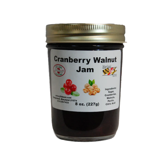 Cranberry Walnut Jam -8 oz jar