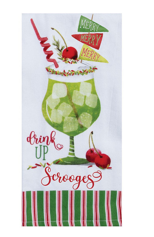 Holiday Cheer Scroge Dual Purpose Towel