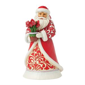 JSHWC Santa with Blooming Amaryllis