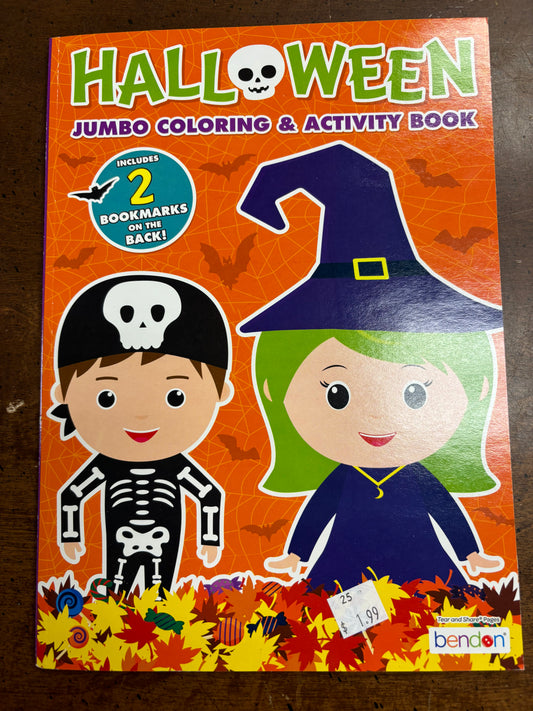 Halloween Jumbo Coloring & Activity Book