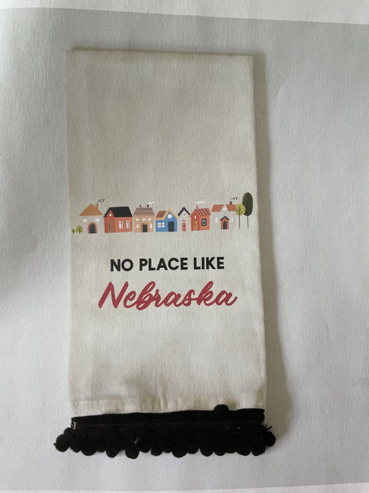 Nebraska kitchen Towel - No Place Like Nebraska
