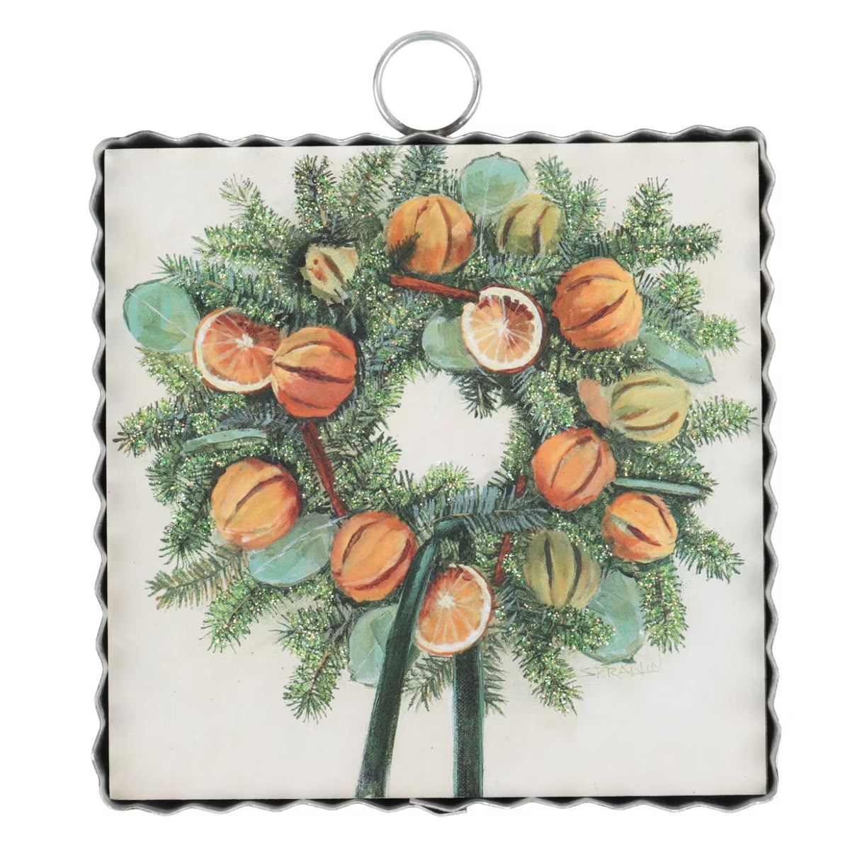 Mini Art Gallery Orange Slice Wreath