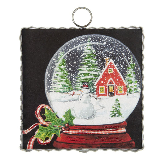 Mini Art Gallery Snow Globe