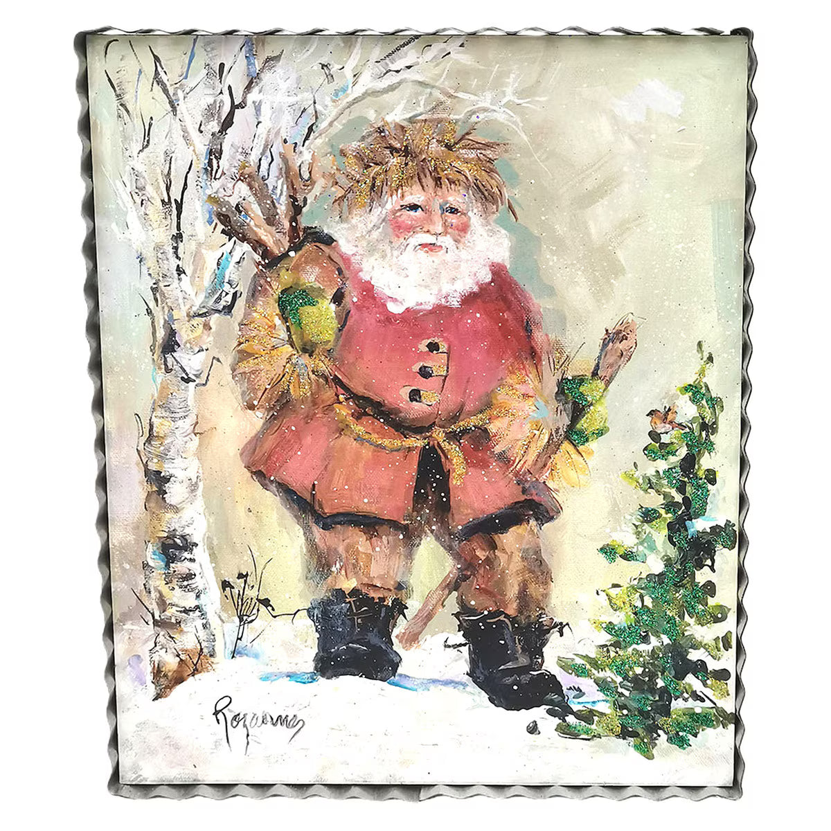 Mini Art Woodland Santa