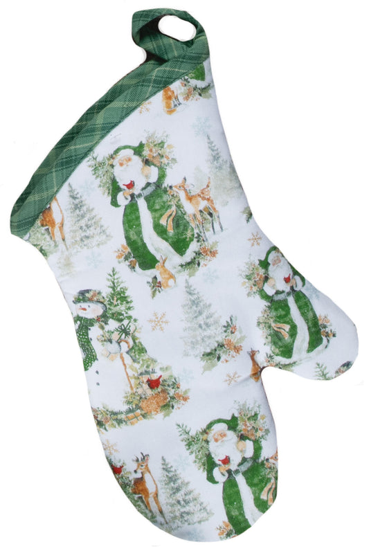 Sage Santa Oven Mitt