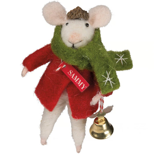 Sammie Mouse Critter Ornament