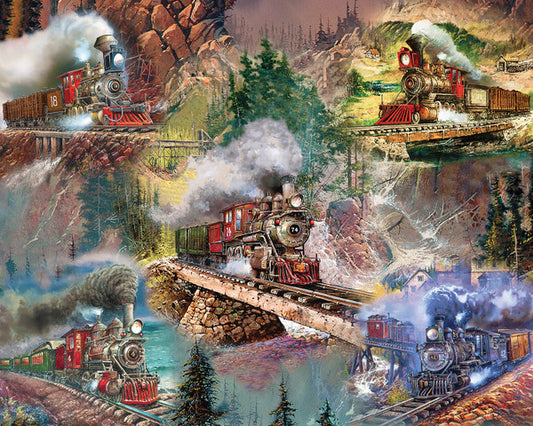 Thrilling Trains Puzzle - 1000 pieces