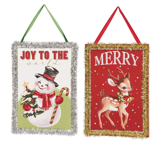 Tinsel Ornament - 2 styles