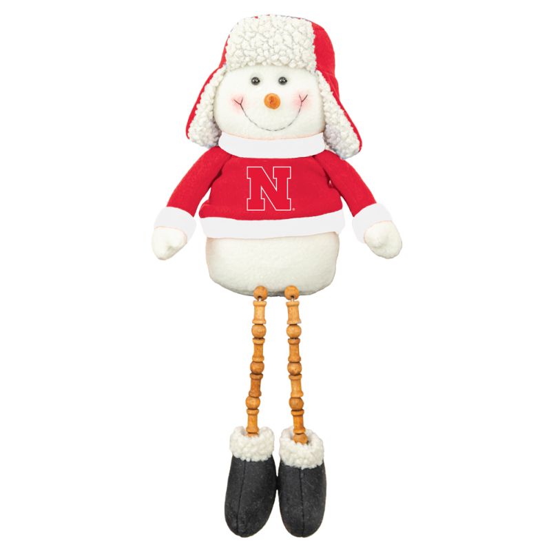 Nebraska Bead Leg Snowman