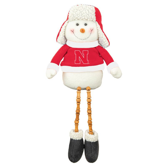 Nebraska Bead Leg Snowman