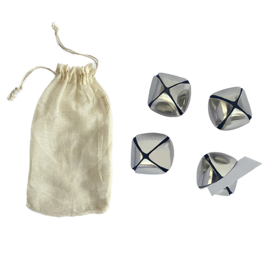 Metal Bell Placecard/Photo Holders -set of 4