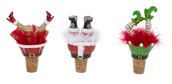 Wiggle Leg Bottle Topper - 3 styles