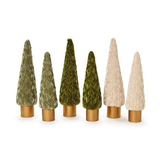 Velvet Trees - 3 colors, 2 sizes