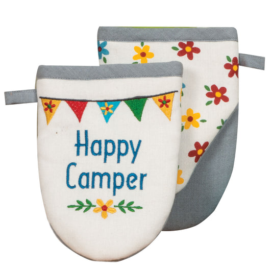 Happy Camper Grabber Mitt