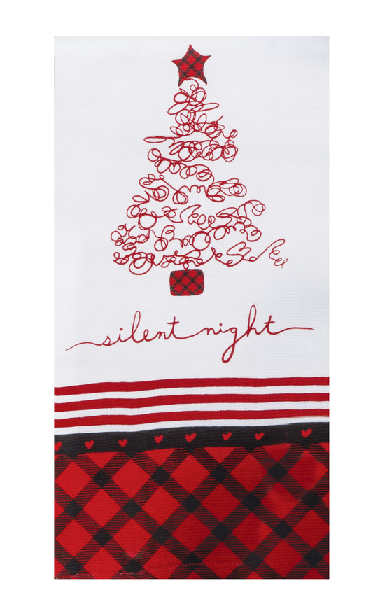Cozy Christmas Silent Night Kitchen Towel