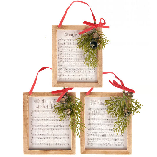 Classic Carol Ornament Set