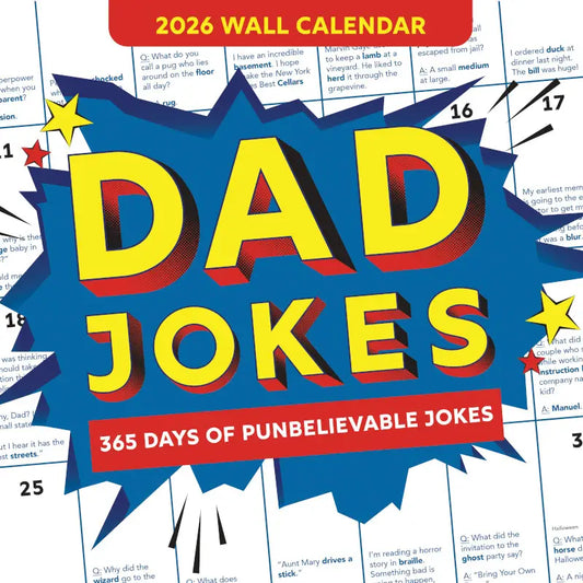 2026 Dad Joke Wall Calendar