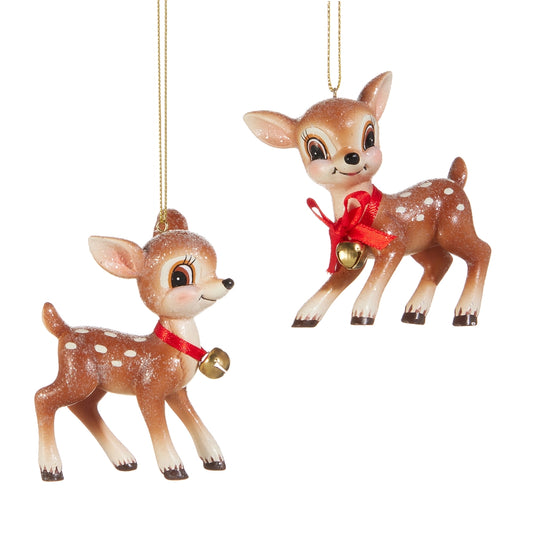 Deer with Bell Ornament