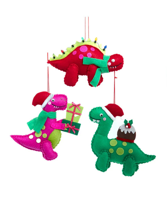 Dinosaur Ornaments - 3 Styles