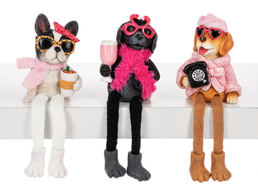 Pawfectly Chic Shelf Sitters - 3 styles