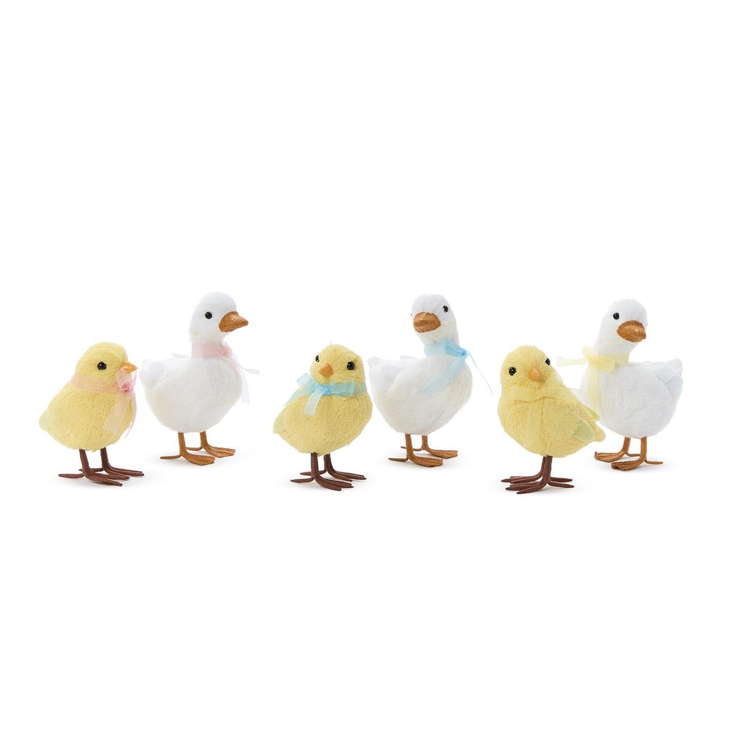 Ducks and Chick - Pink, Blue or Yellow Ribbon
