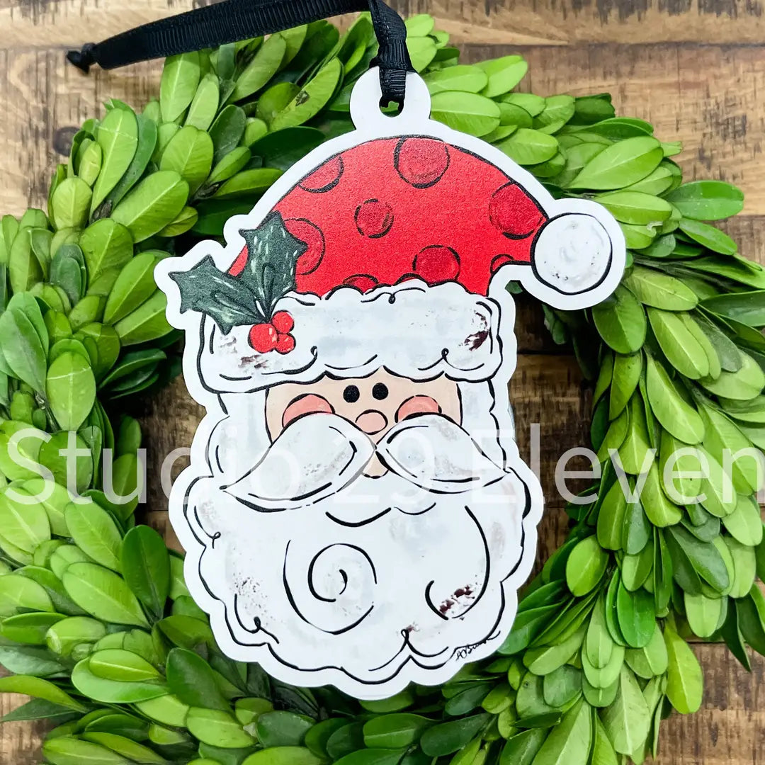 Festive Santa Ornament
