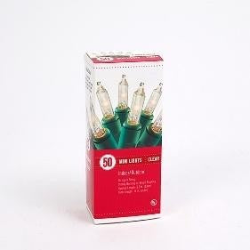 Clear Indoor/OutdoorLight Set - 50 Count