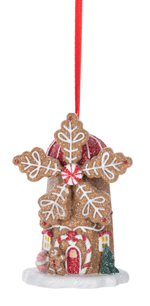 Gingerbread Windmill Ornament
