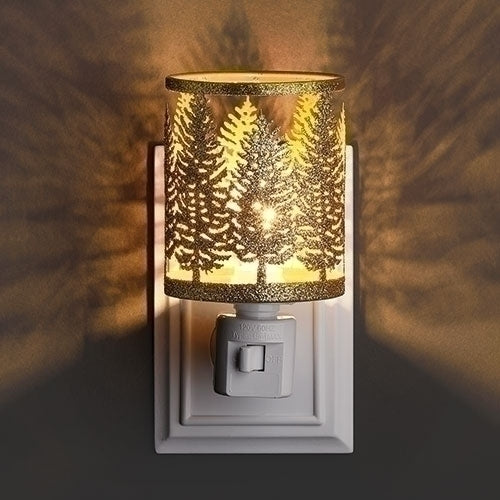 Gold Trees Night Light