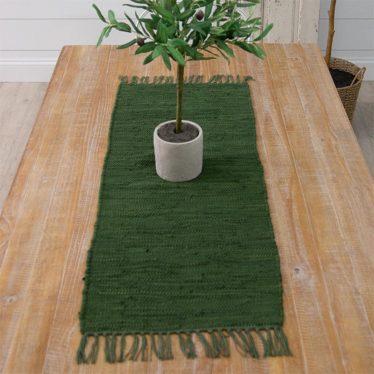 Green Table Runner