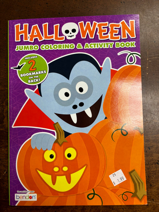 Halloween Jumbo Coloring & Activity Book