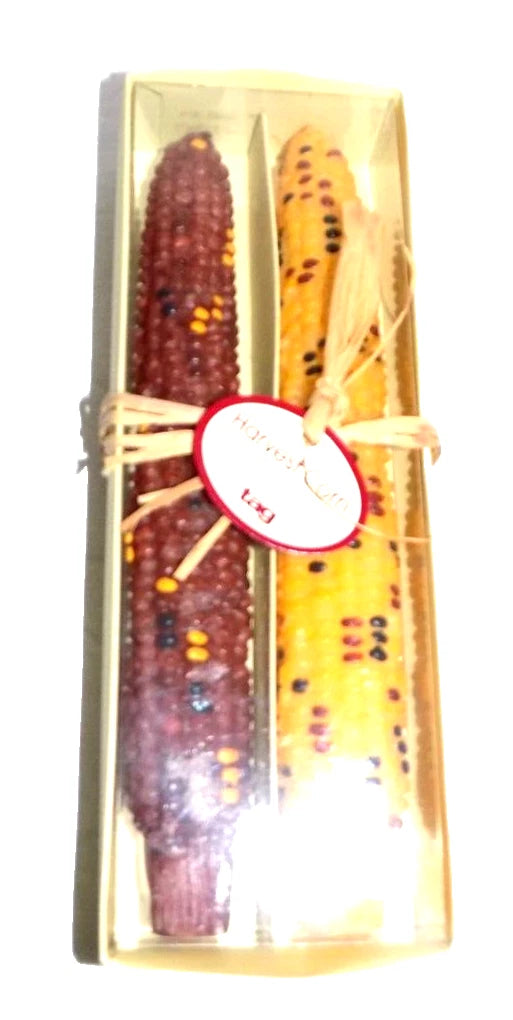 Harvest Corn Taper Candles - Set/2