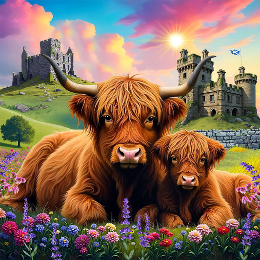 Highland Cows - 500 Pieces