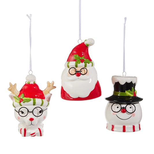 Holly-Day Friends Ornament - 3 Styles