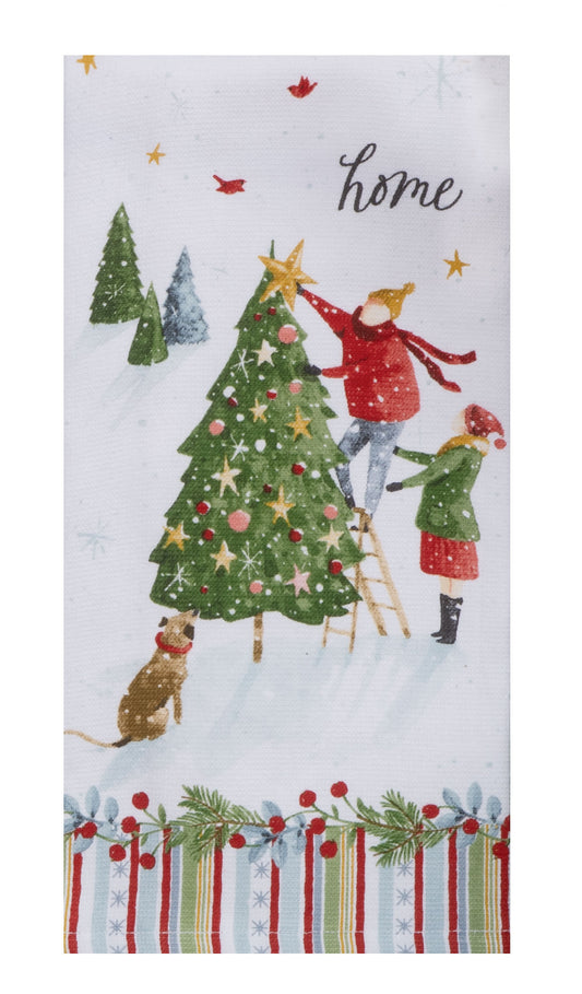 Magical Winterland Kitchen Towel