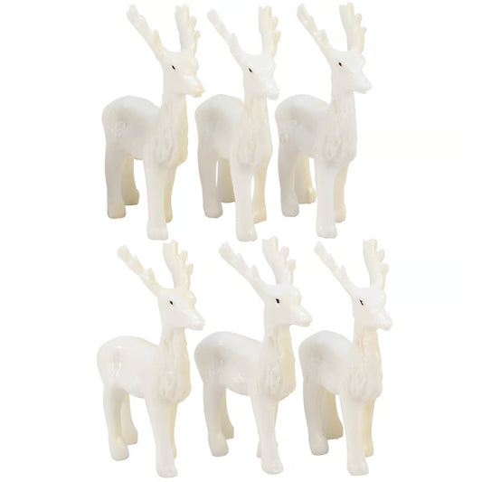 Mini Standing Deer - Set of 6