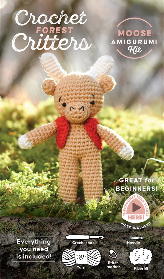 Crochet Forest Critters Amigurumi Kit - Moose
