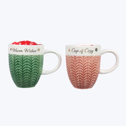 Ceramic Mug with Socks - 2 Styles