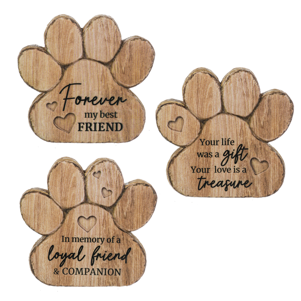 Dog Memorial Garden Rock - 3 styles