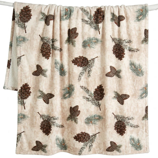 Pine Plush Throw