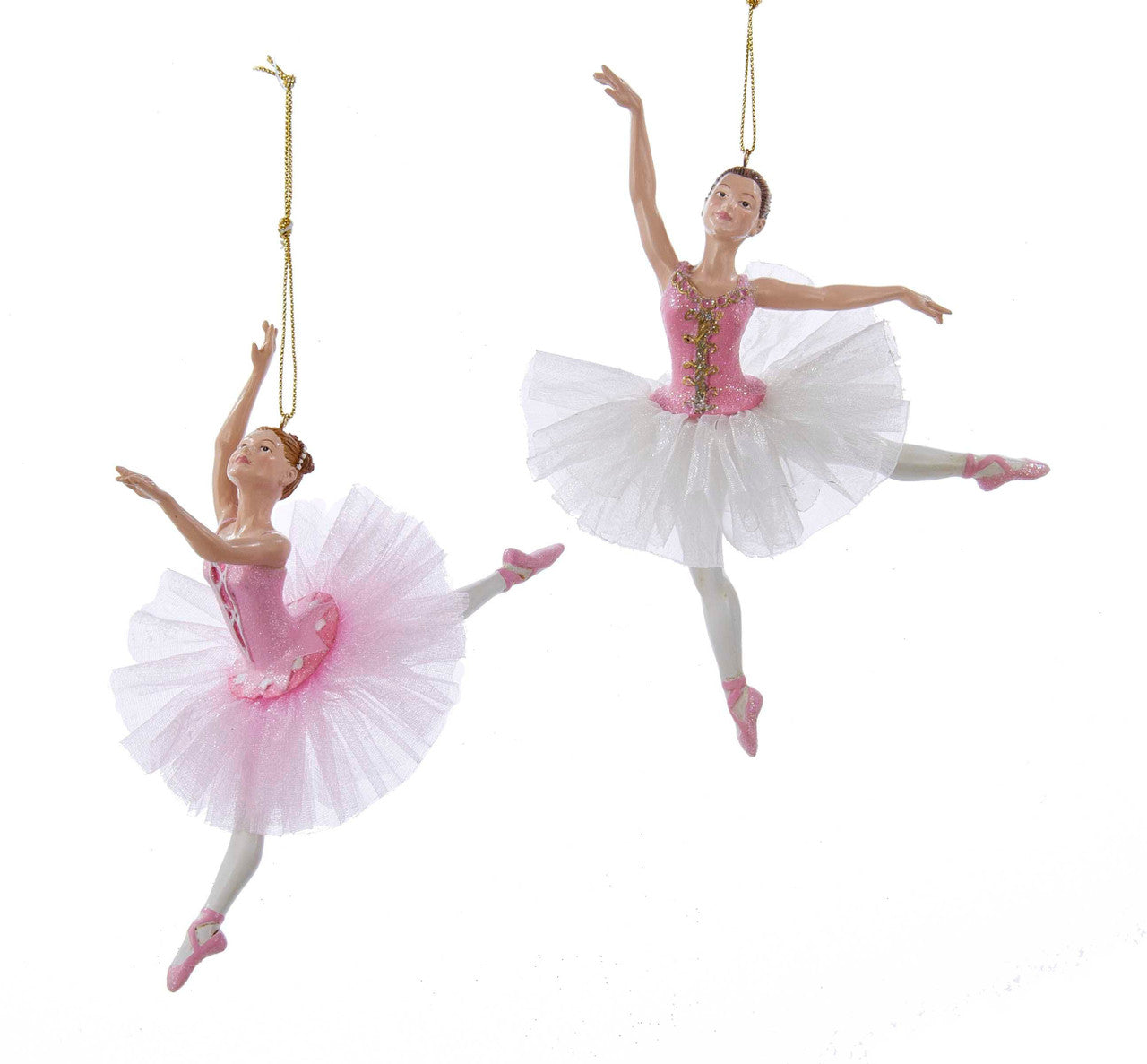 Pink Ballerina Ornament - 2 styles