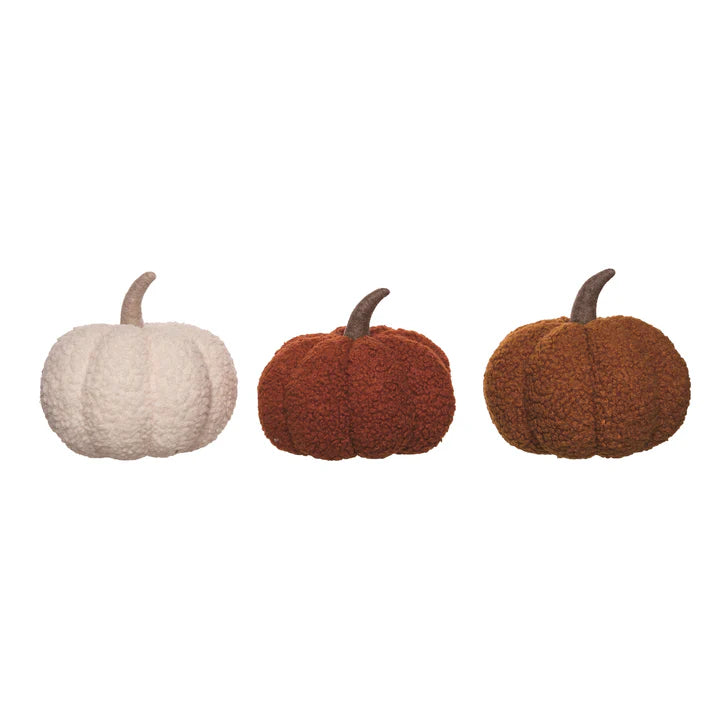 Plush Fuzzy Pumpkins - 3 colors