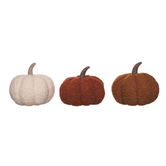 Plush Fuzzy Pumpkins - 3 colors