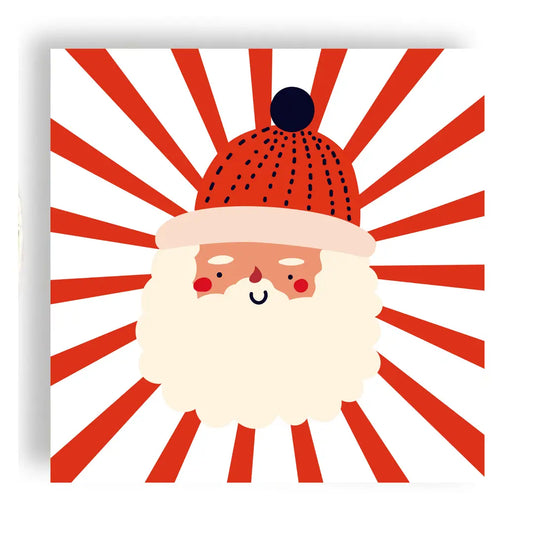 Santa Claus Paper Cocktail Napkins