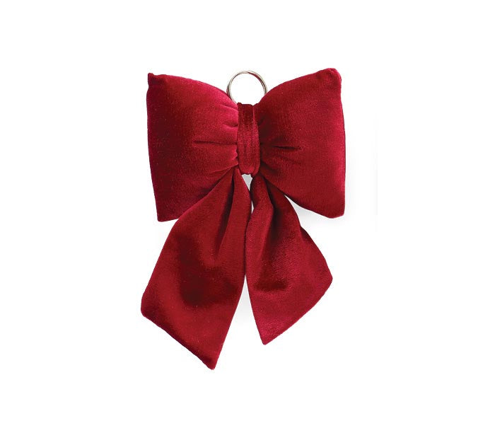 Red Velvet Bow Ornament