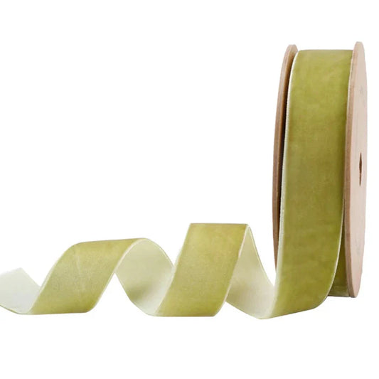 Velvet Ribbon - 1" Bayleaf