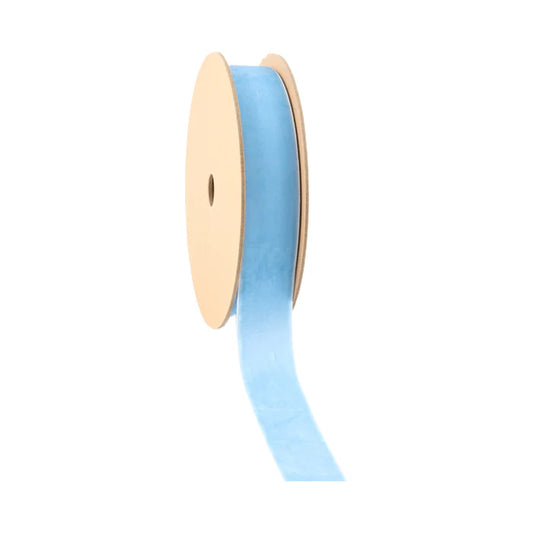 Velvet Ribbon - 1" French Blue