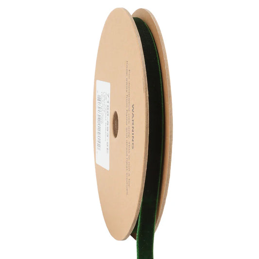 Velvet Ribbon - 3/8" Spruce