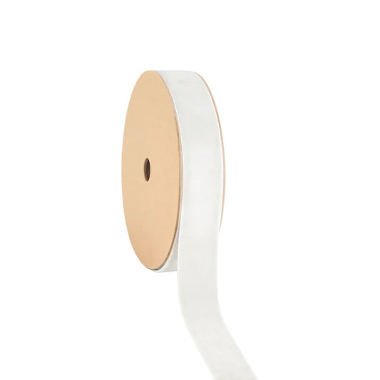 Velvet Ribbon - 1" White